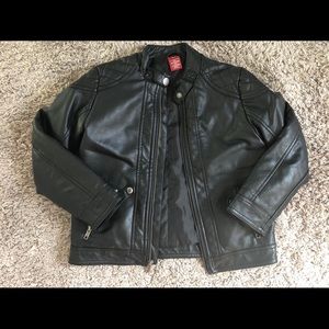 Boys sz 7 black bomber jacket